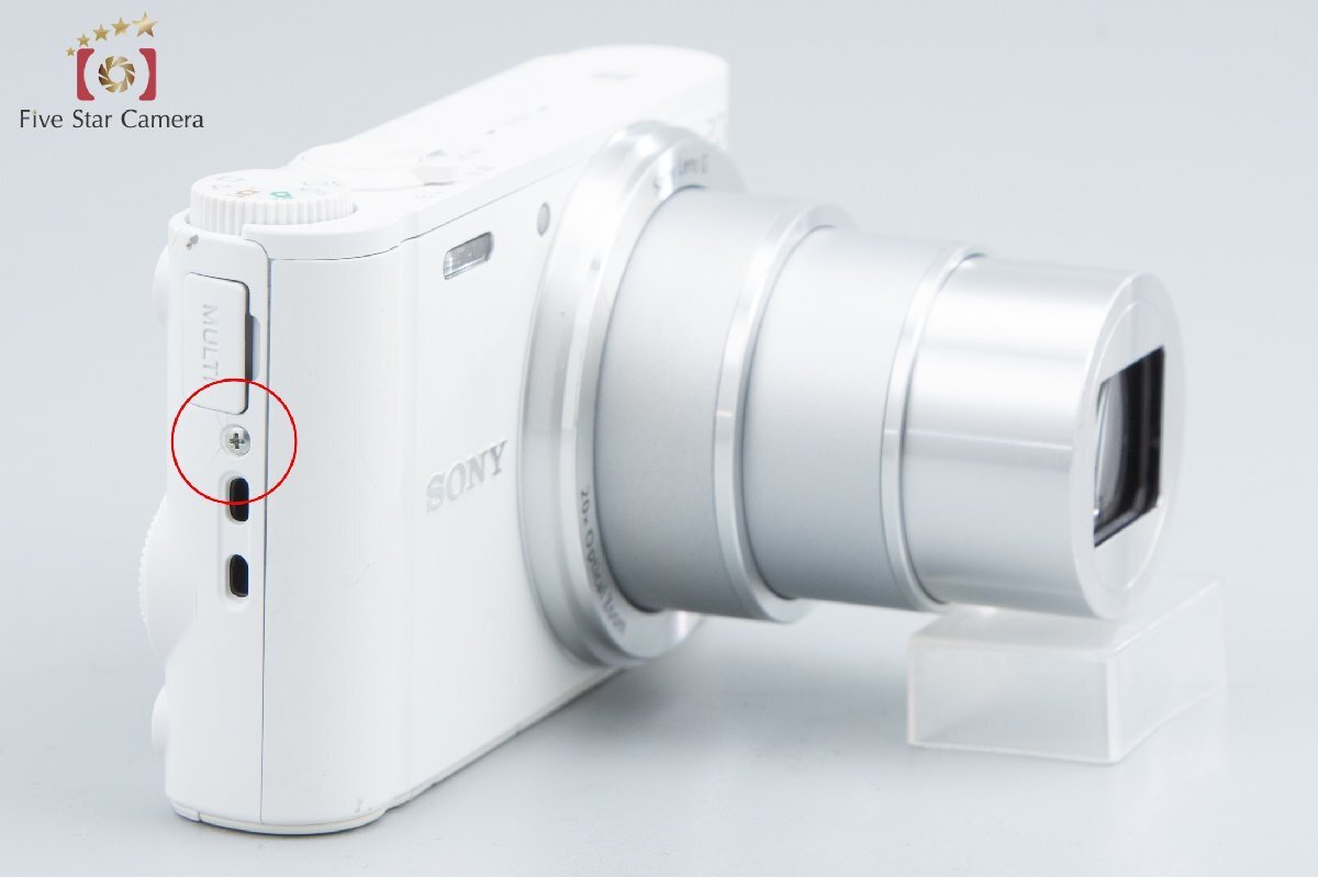 １円出品 SONY ソニー Cyber-shot DSC-WX350 ホワイト コンパクトデジタルカメラ【オークション開催中】_画像7