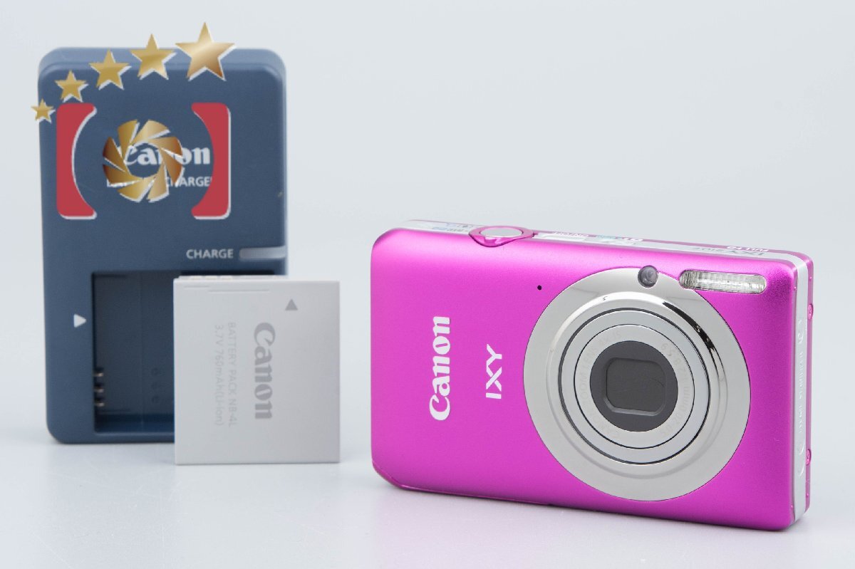 【中古】Canon キヤノン IXY 210F ピンク コンパクトデジタルカメラ_画像1