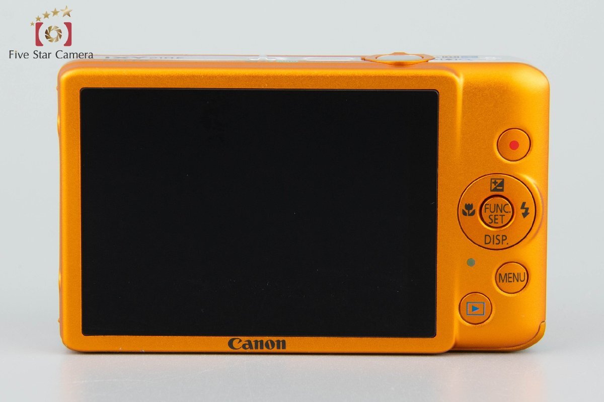 【中古】Canon キヤノン IXY 210F オレンジ コンパクトデジタルカメラ_画像5