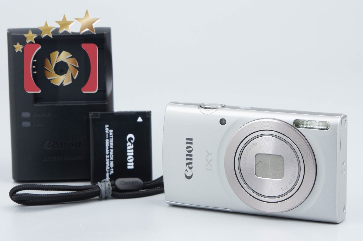 【中古】Canon キヤノン IXY 200 シルバー コンパクトデジタルカメラ_画像1