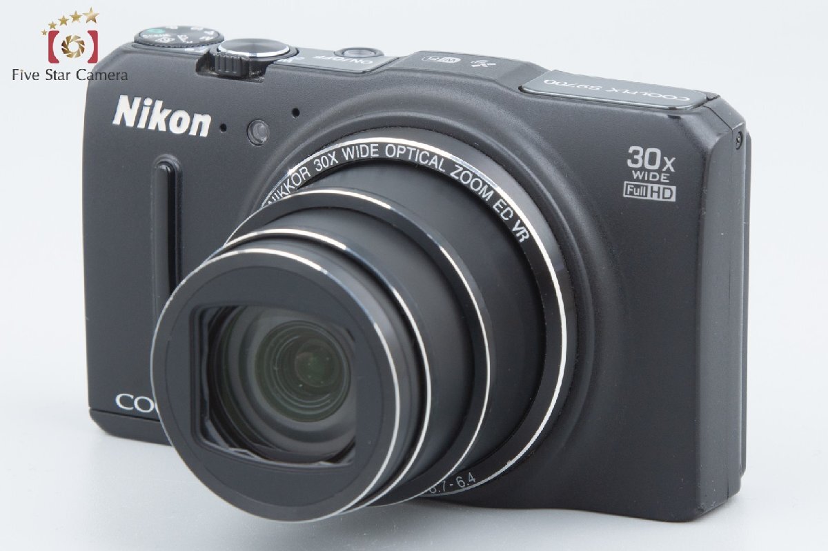 １円出品 Nikon ニコン COOLPIX S9700 プレシャスブラック コンパクトデジタルカメラ【オークション開催中】_画像2