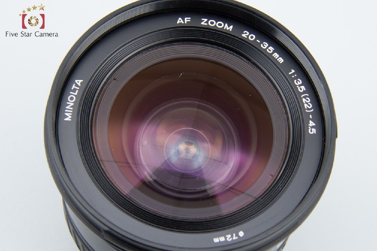 【中古】MINOLTA ミノルタ AF 20-35mm f/3.5-4.5_画像2