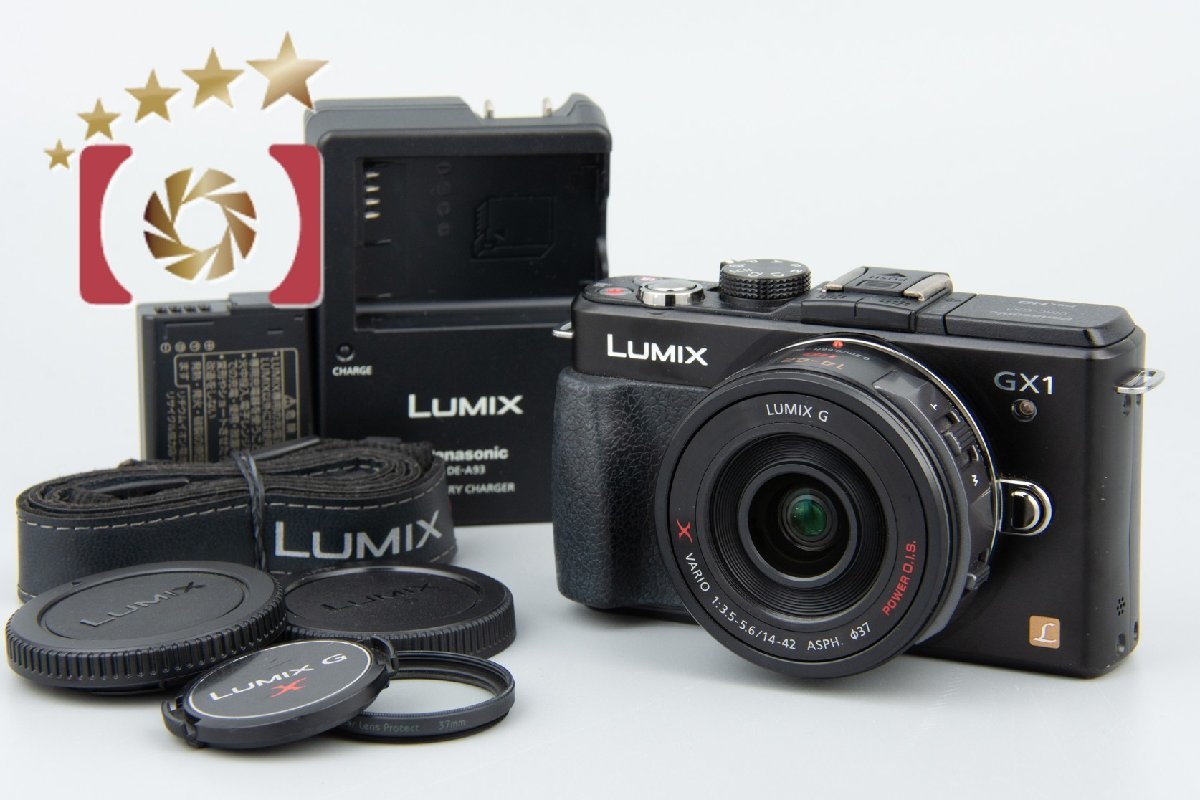 【中古】Panasonic パナソニック LUMIX DMC-GX1-K 14-42mm レンズキット エスプリブラック_画像1