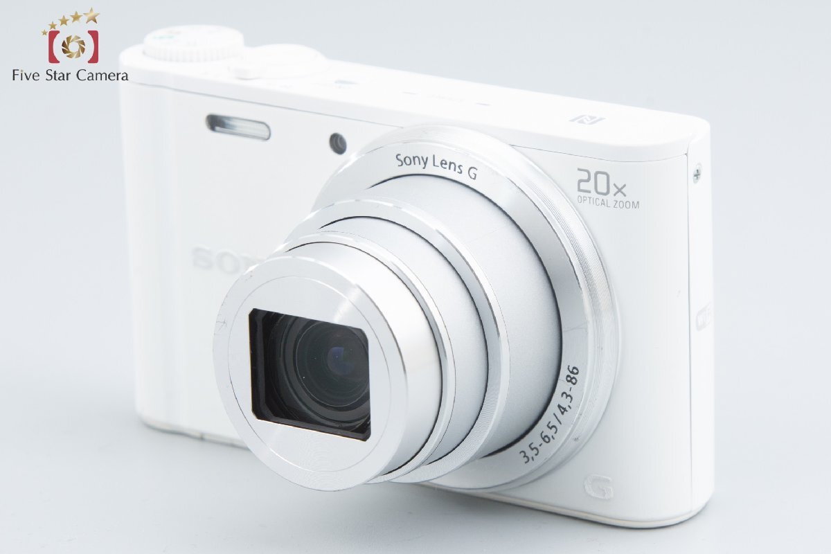 １円出品 SONY ソニー Cyber-shot DSC-WX350 ホワイト コンパクトデジタルカメラ【オークション開催中】_画像2