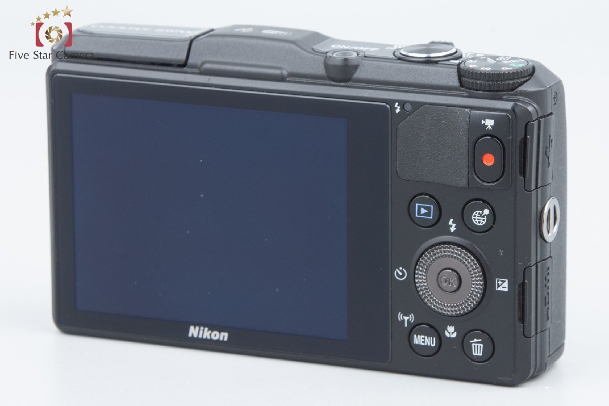 １円出品 Nikon ニコン COOLPIX S9700 プレシャスブラック コンパクトデジタルカメラ【オークション開催中】_画像3