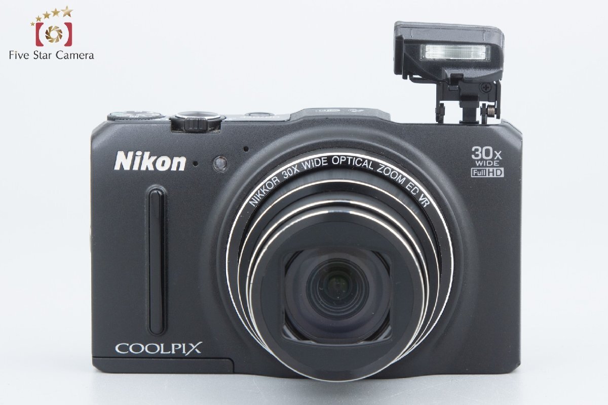 １円出品 Nikon ニコン COOLPIX S9700 プレシャスブラック コンパクトデジタルカメラ【オークション開催中】_画像4