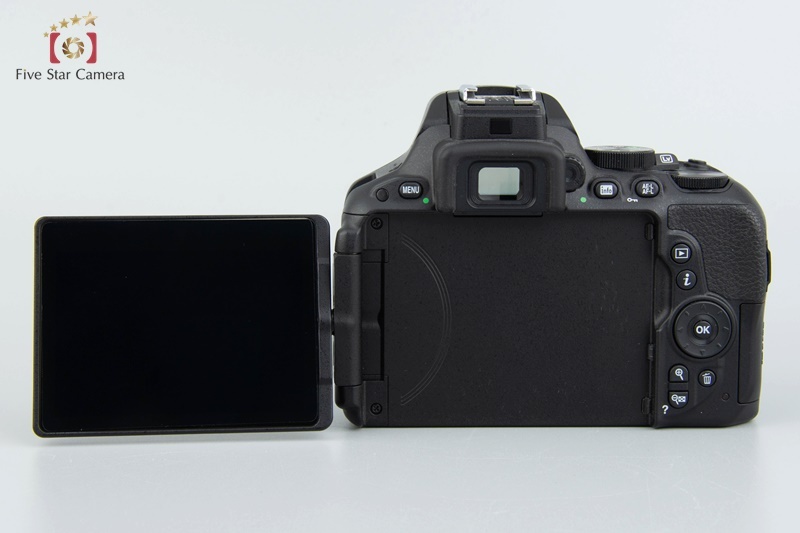 【中古】Nikon ニコン D5500 ブラック 18-140 VR レンズキット シャッター回数僅少 元箱付き_画像5