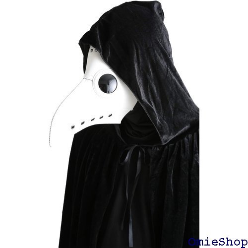 Хэллоуин -вредитель маска косплей, замаскирующая мужская маска ворона голой крышка манта 3 -цех