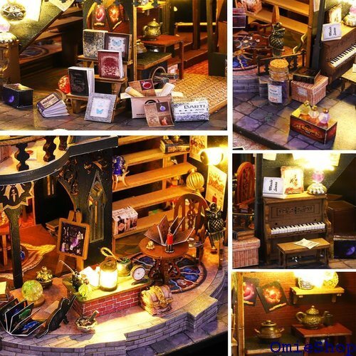 10月のおとぎ話 DIYミニチュアドールハウスキット3 ホームインテリアティーンエイジャー Lunaの魔法の部屋_画像5