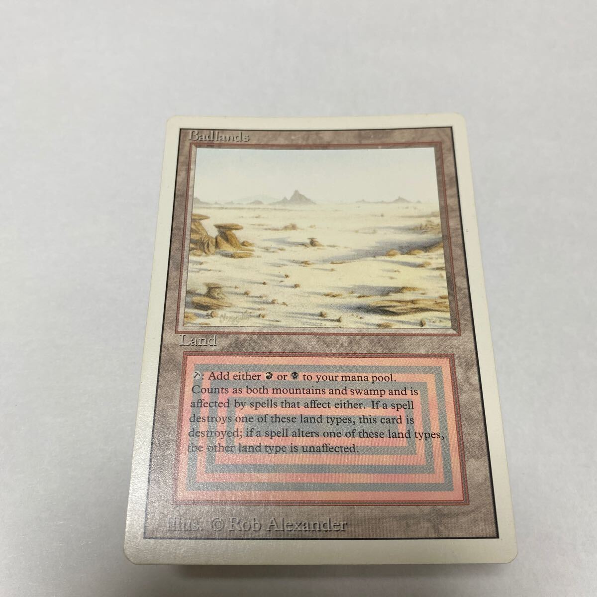 【Dualland】 Badlands 3ED 英語 1枚 MTG マジックザギャザリング Magic the Gathering カード_画像1