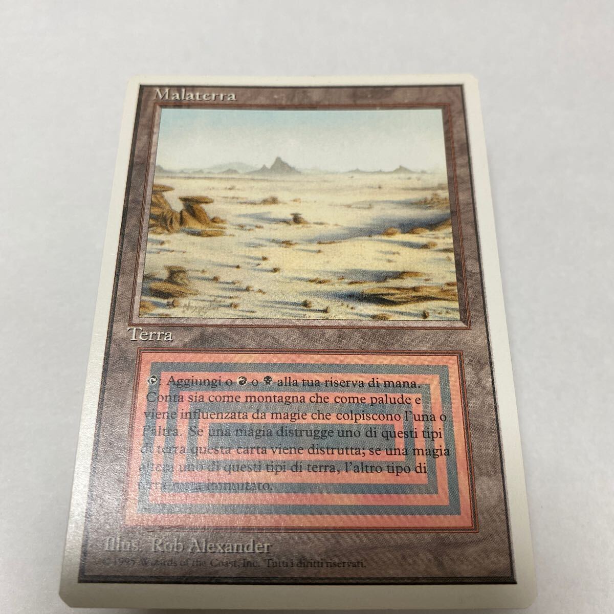 Dualland】 Badlands 3ED イタリア語 1枚 MTG マジックザ Dualland】 Badlands 3ED イタリア語 1枚 MTG マジックザ