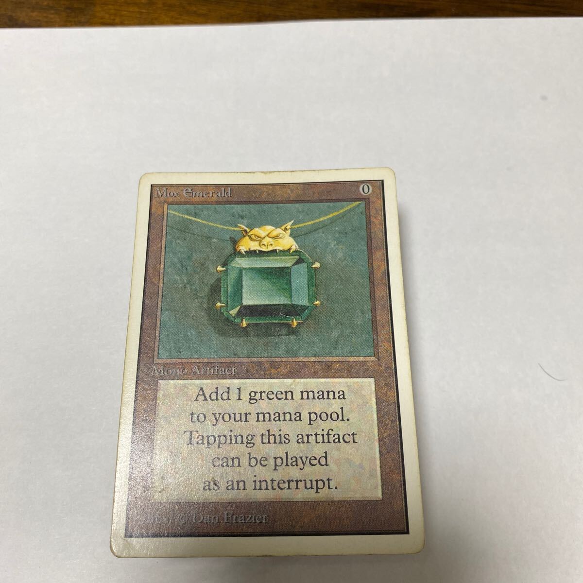 パワー9】 Mox Emerald 2ED 英語 1枚 MTG マジックザ パワー9】 Mox Emerald 2ED 英語 1枚 MTG マジックザ
