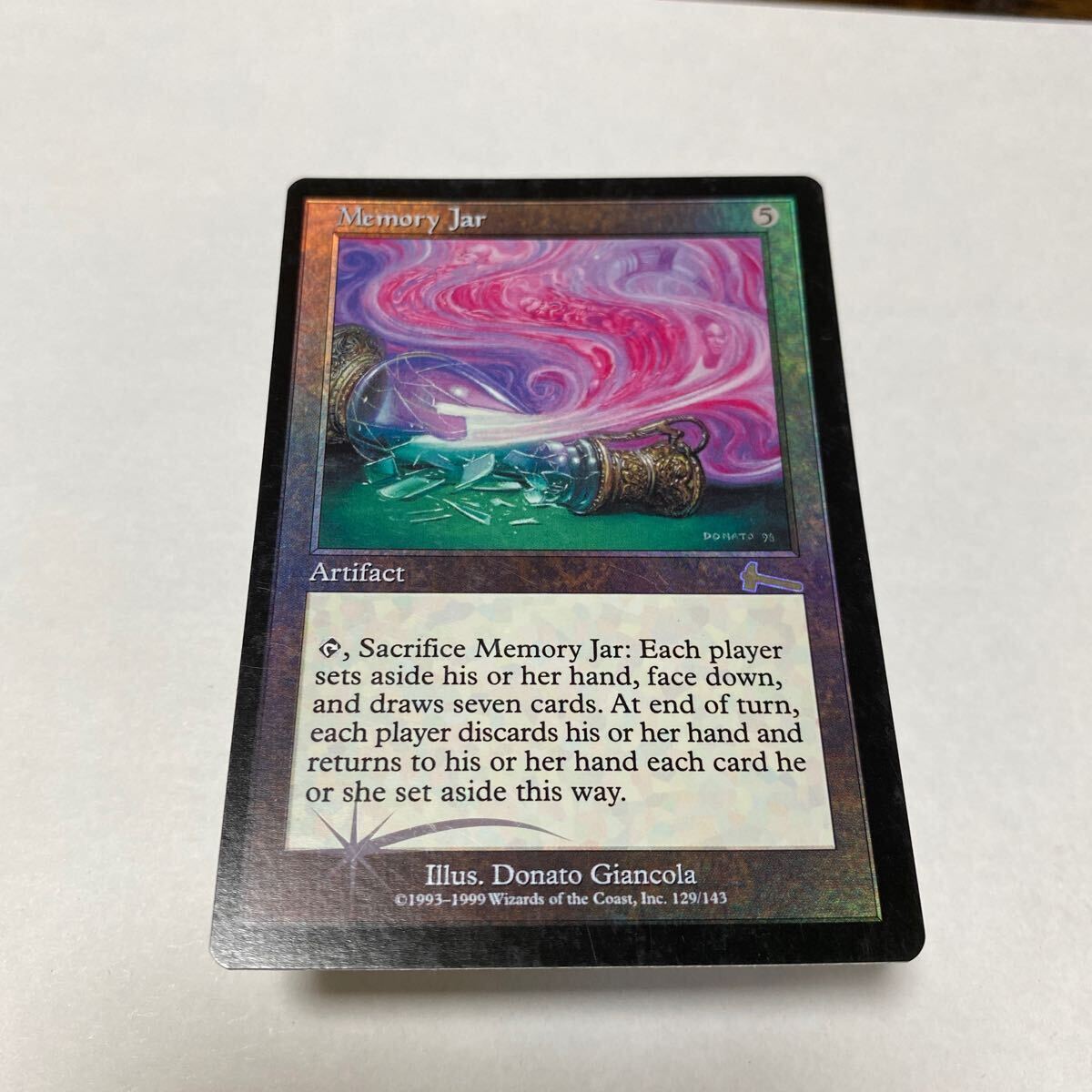 【Foil】 Memory Jar/記憶の壺 ULG 英語 1枚 MTG Magic the Gathering_画像1