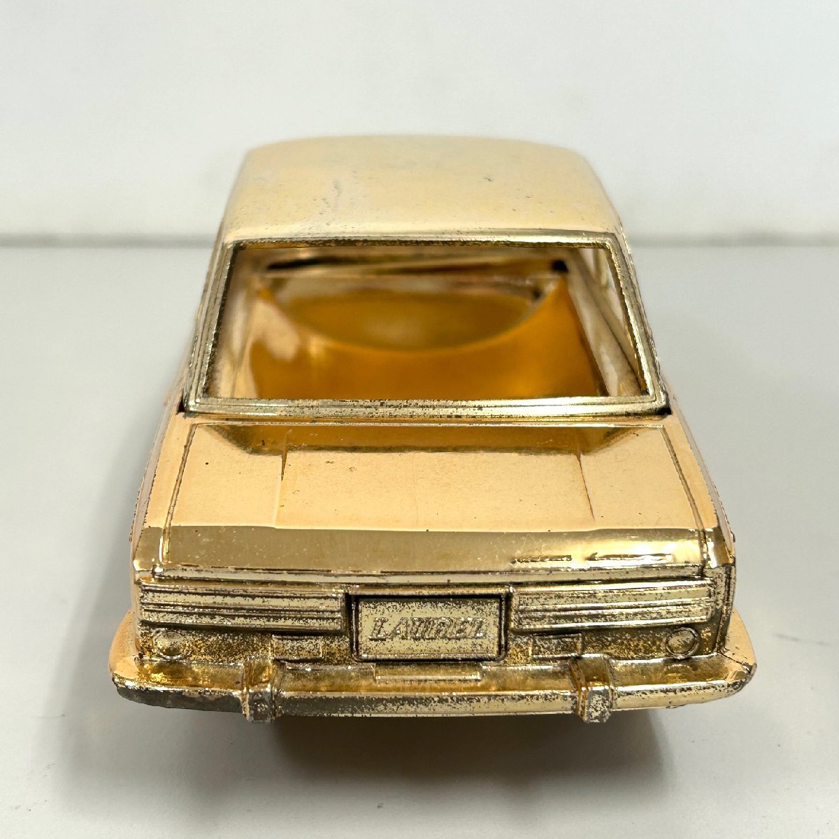 【80】NISSAN LAUREL 日産 ローレル シガーケース シガレットケース オルゴール 金属製 灰皿 箱あり 現状品の画像7