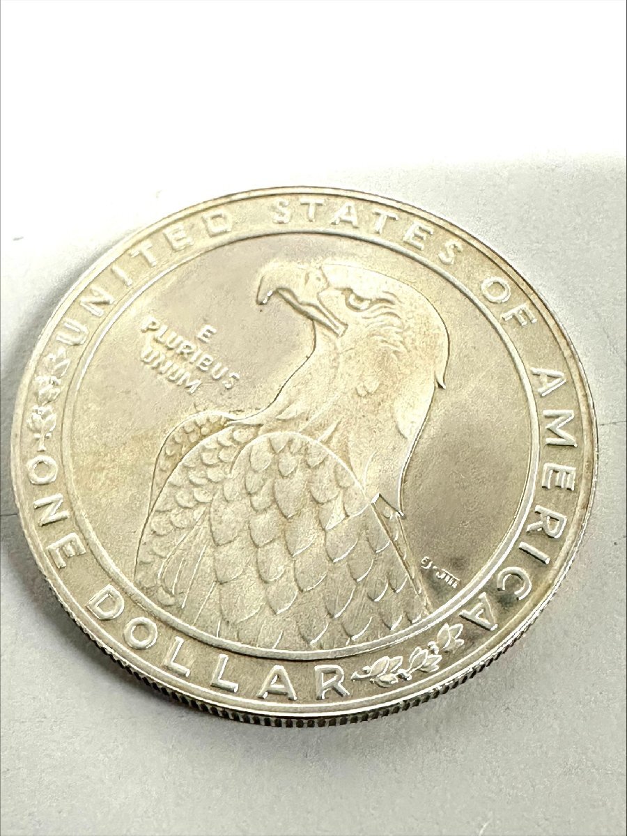【31】1円～ 銀貨 1983年 ロサンゼルスオリンピック 記念硬貨 1ドル銀貨 コイン シルバー SV900 SILVER ONE DOLLAR 約26.9g 約38㎜の画像1