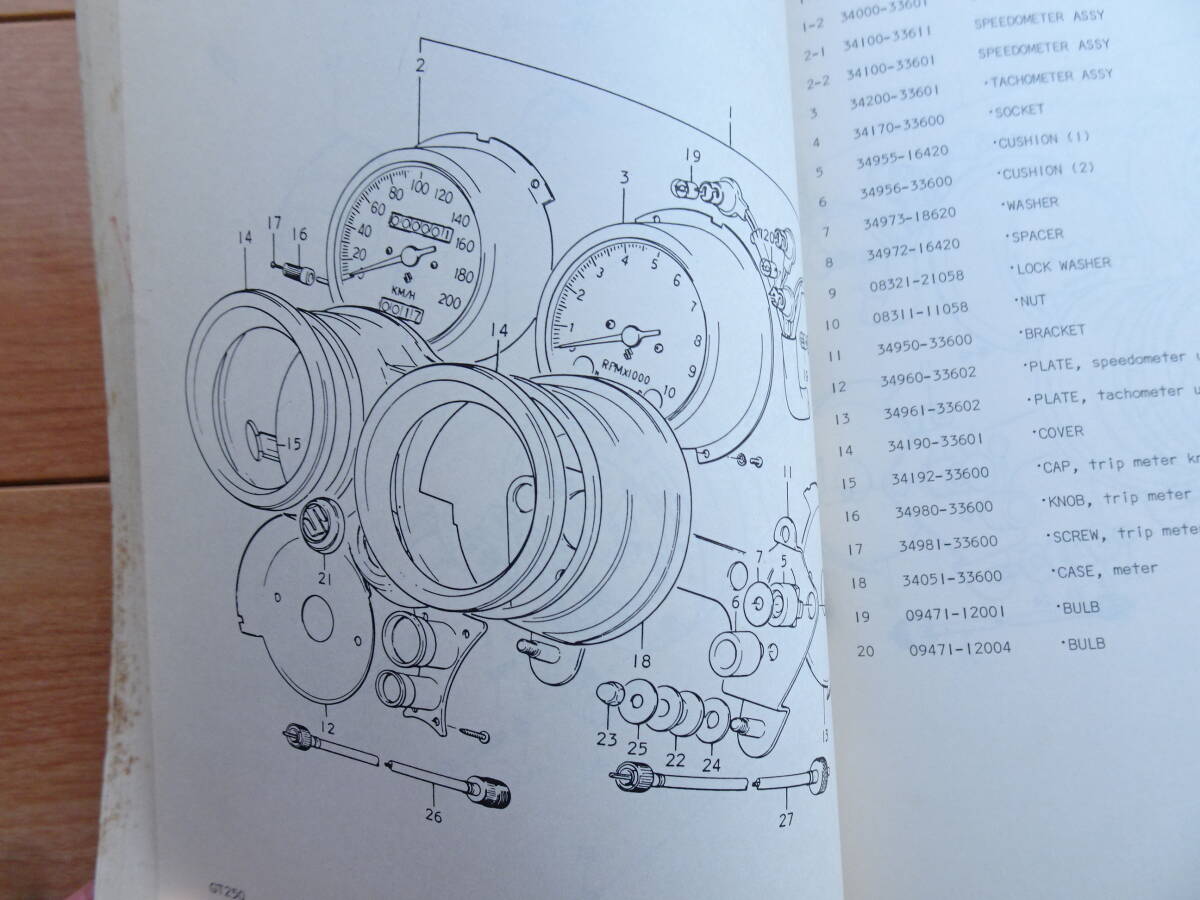 スズキ 純正新品　GT380/GT250/T250-2型　スピードメーターケーブル　34910-18130_画像6
