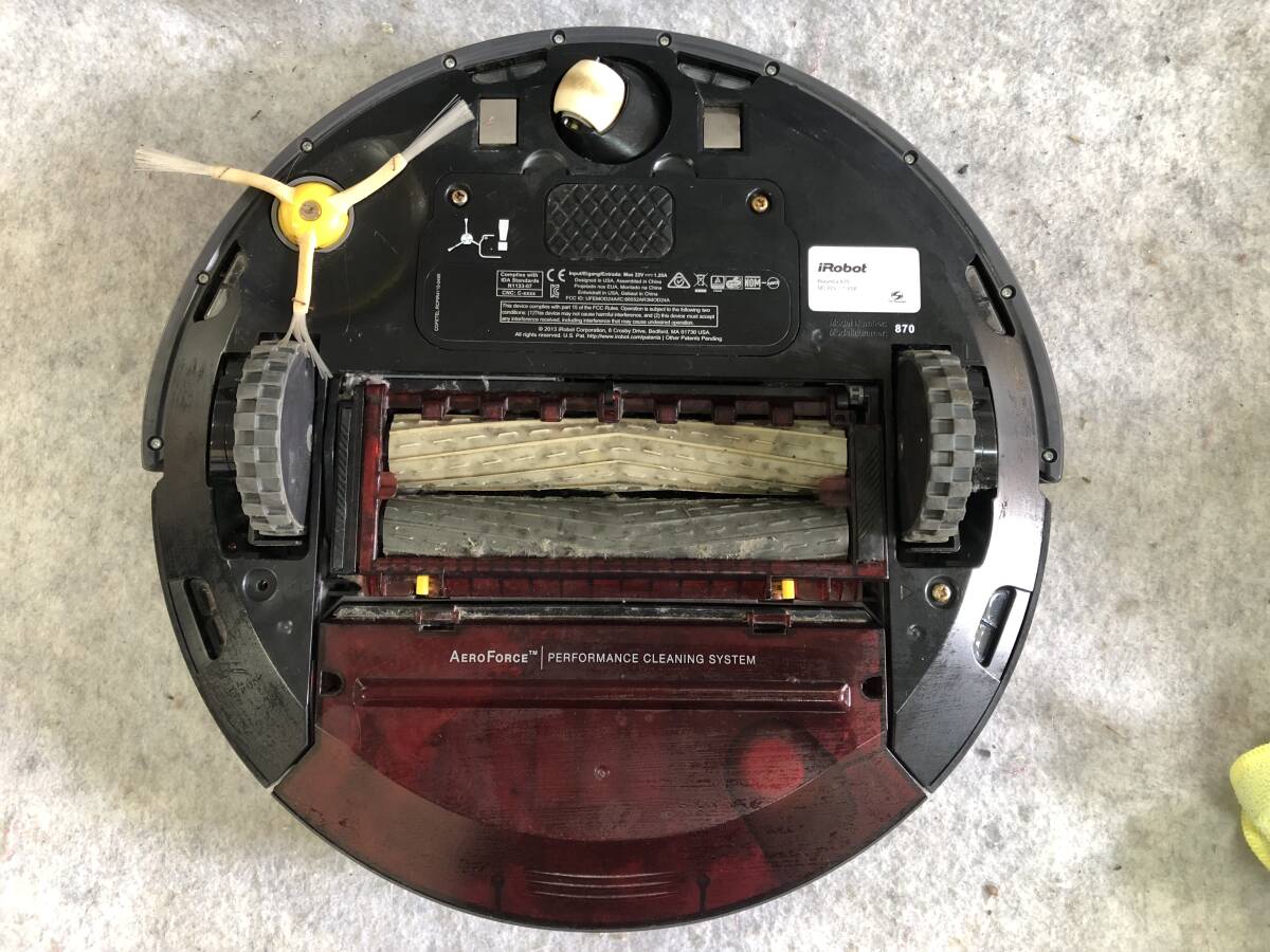 K-835 iRobot Roomba 870 ロボット掃除機 ルンバ 動作未確認現状品_画像3