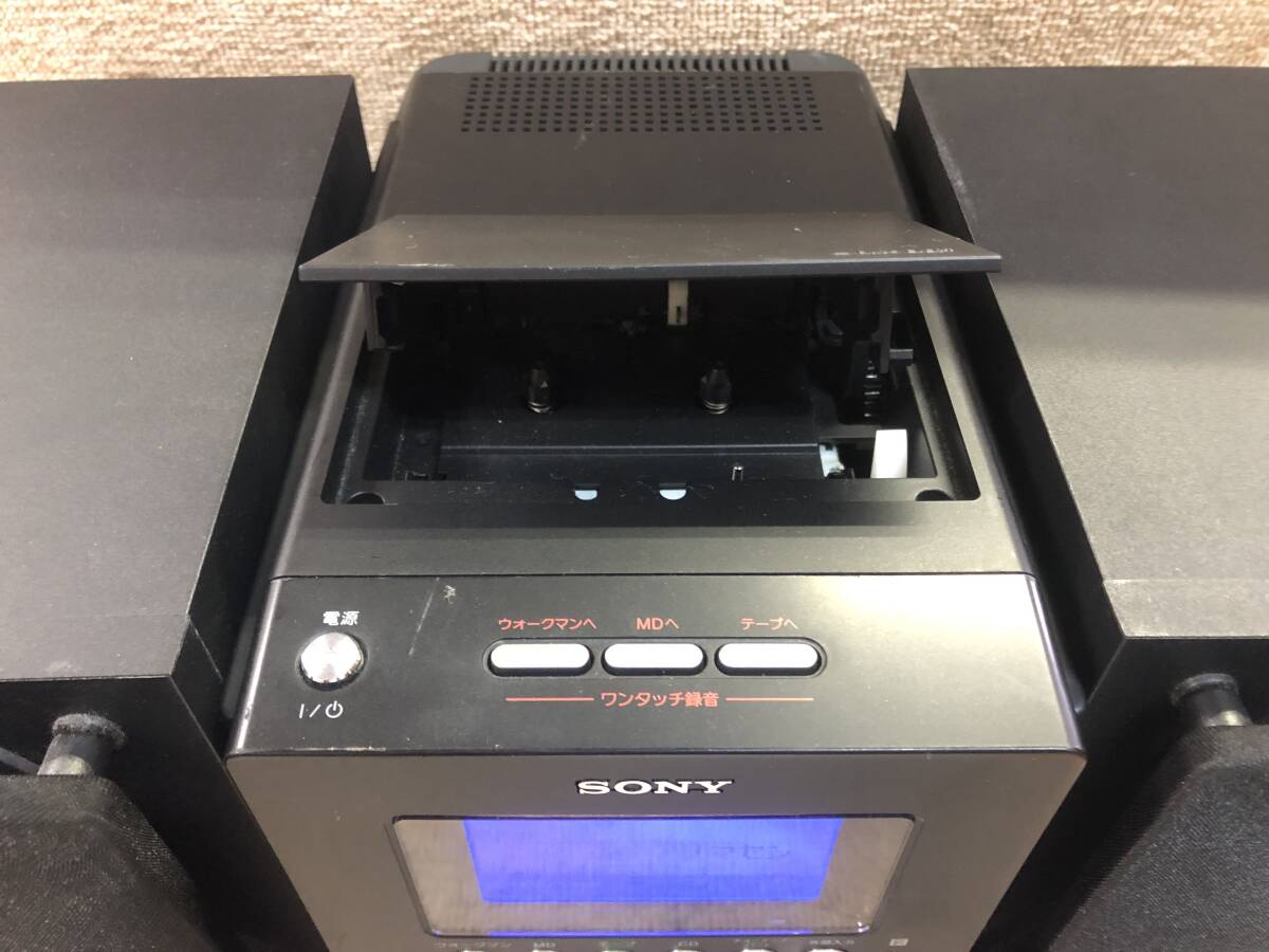 K-1058 SONY ソニー MD/CD/カセット/USB Hi-Fi オールインワンコンポ CMT-M35WM _画像7
