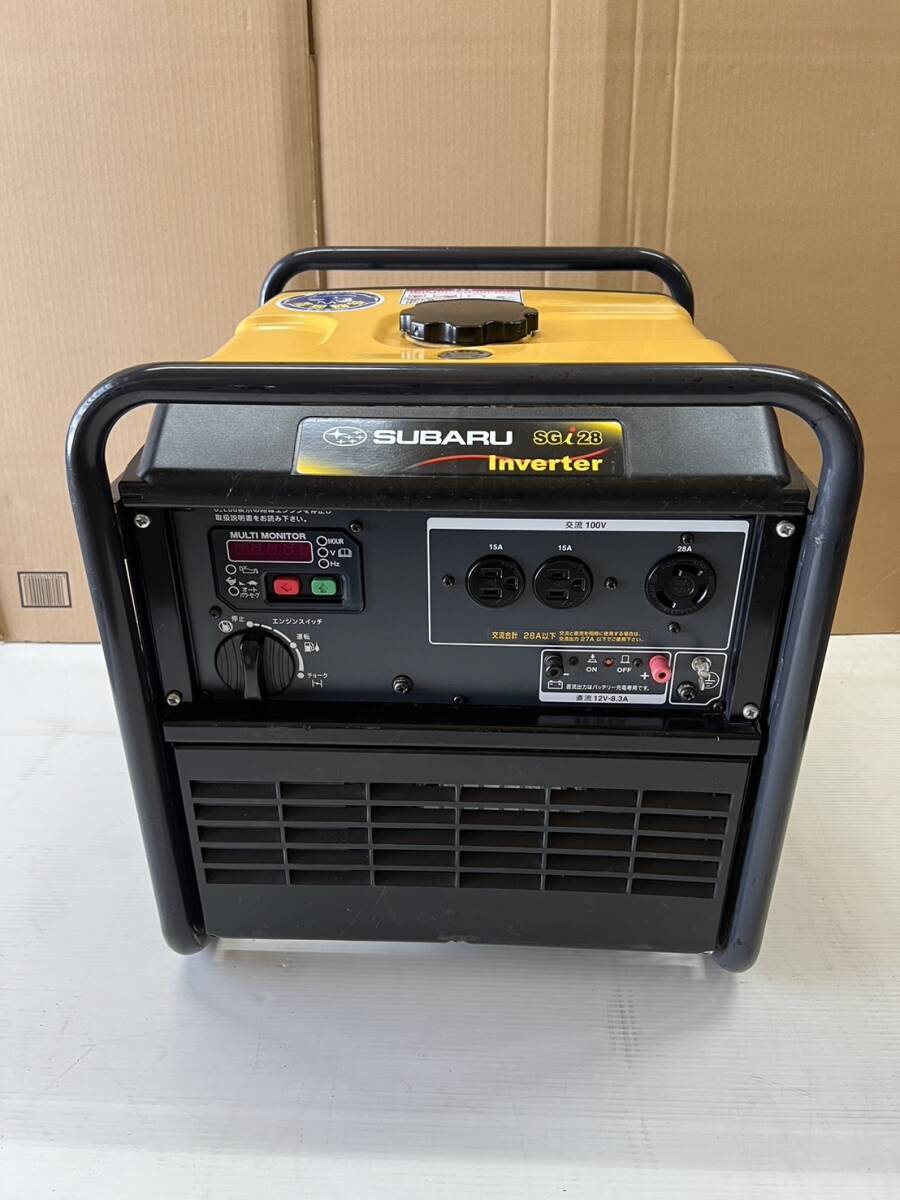 Yahoo!オークション - スバル インバーター発電機 SGi28 Yahoo!オークション - スバル インバーター発電機 SGi28