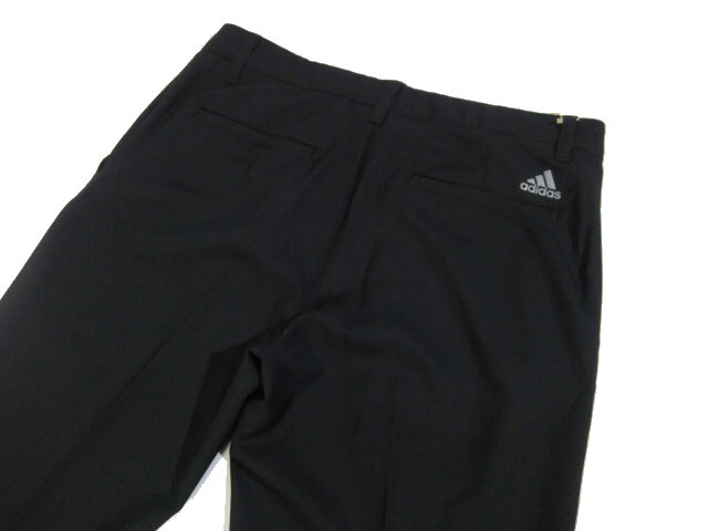 C火03122新品▼ アディダス ゴルフ ULTIMATE365 ゴルフパンツ 【 79 】 ロングパンツ テーパードパンツ adidas 伸縮性 撥水機能 UPF50+黒系_画像4