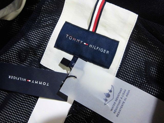 C水03568新品▼ トミーヒルフィガー セーリングジャケット 【XL】 フード付き ナイロンジャケット TOMMY HILFIGER スタンドカラーブルゾン_画像7