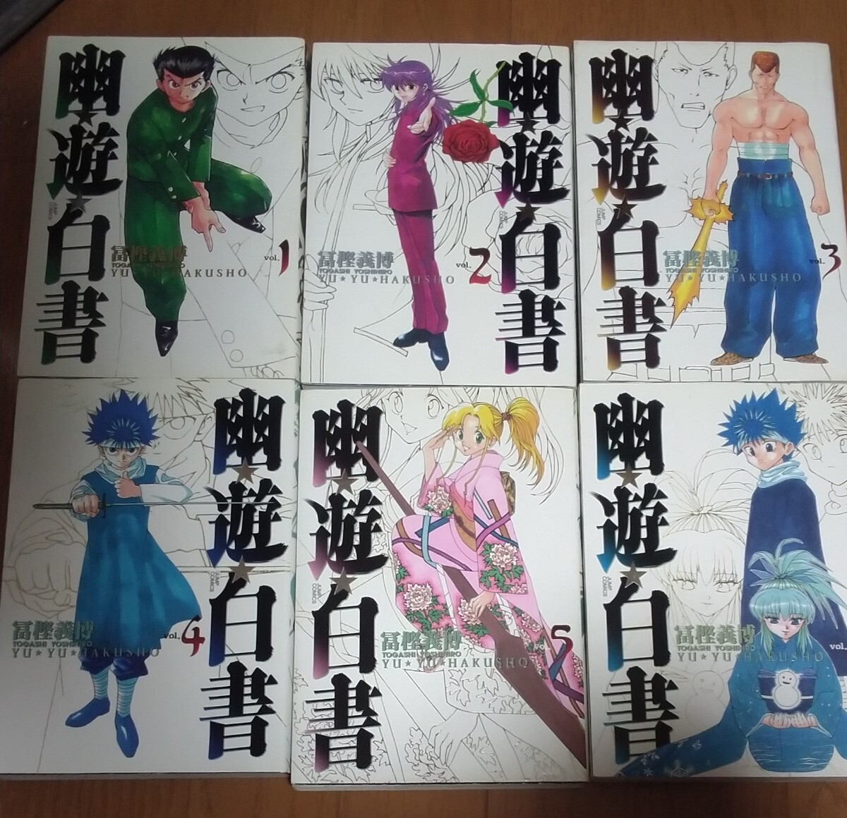  Yu Yu Hakusho complete version 15 volume set + official character book 