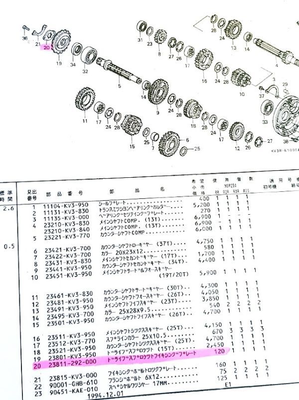 106-B◆NSR250 チタン合金 ドライブスプロケット パッキングプレート MC16,MC18,MC21,MC28, ホンダ バイク 一部互換 チタンボルトの画像10