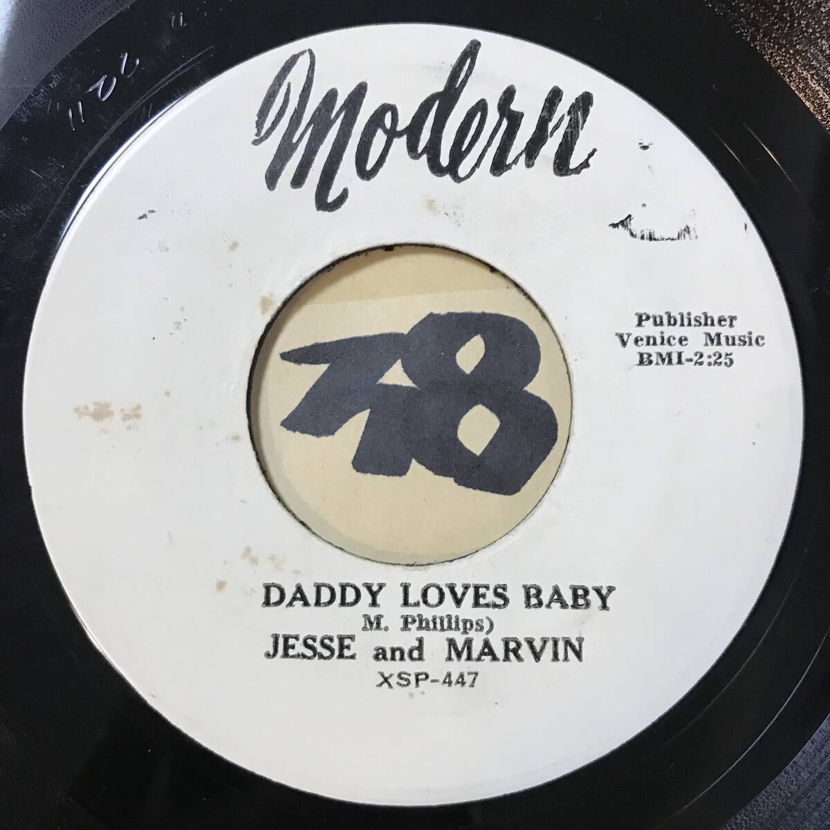 試聴 ジャマイカ・プレス 1952年 JESSE AND MARVIN DREAM GIRL / DADDY LOVES BABY 両面EX+ サウンド・システム・クラシック_画像2