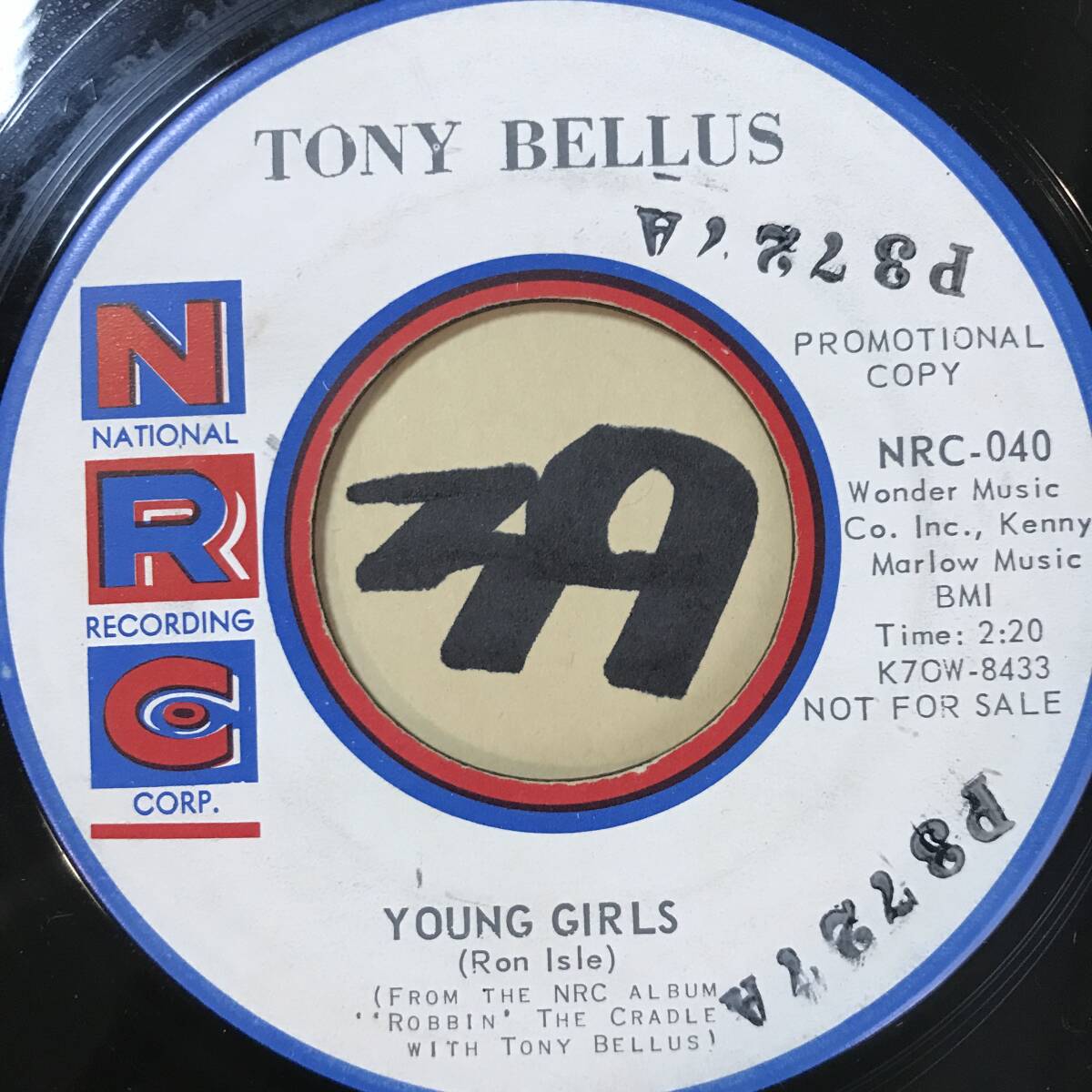 試聴 TONY BELLUS YOUNG GIRL 両面EX+_画像1