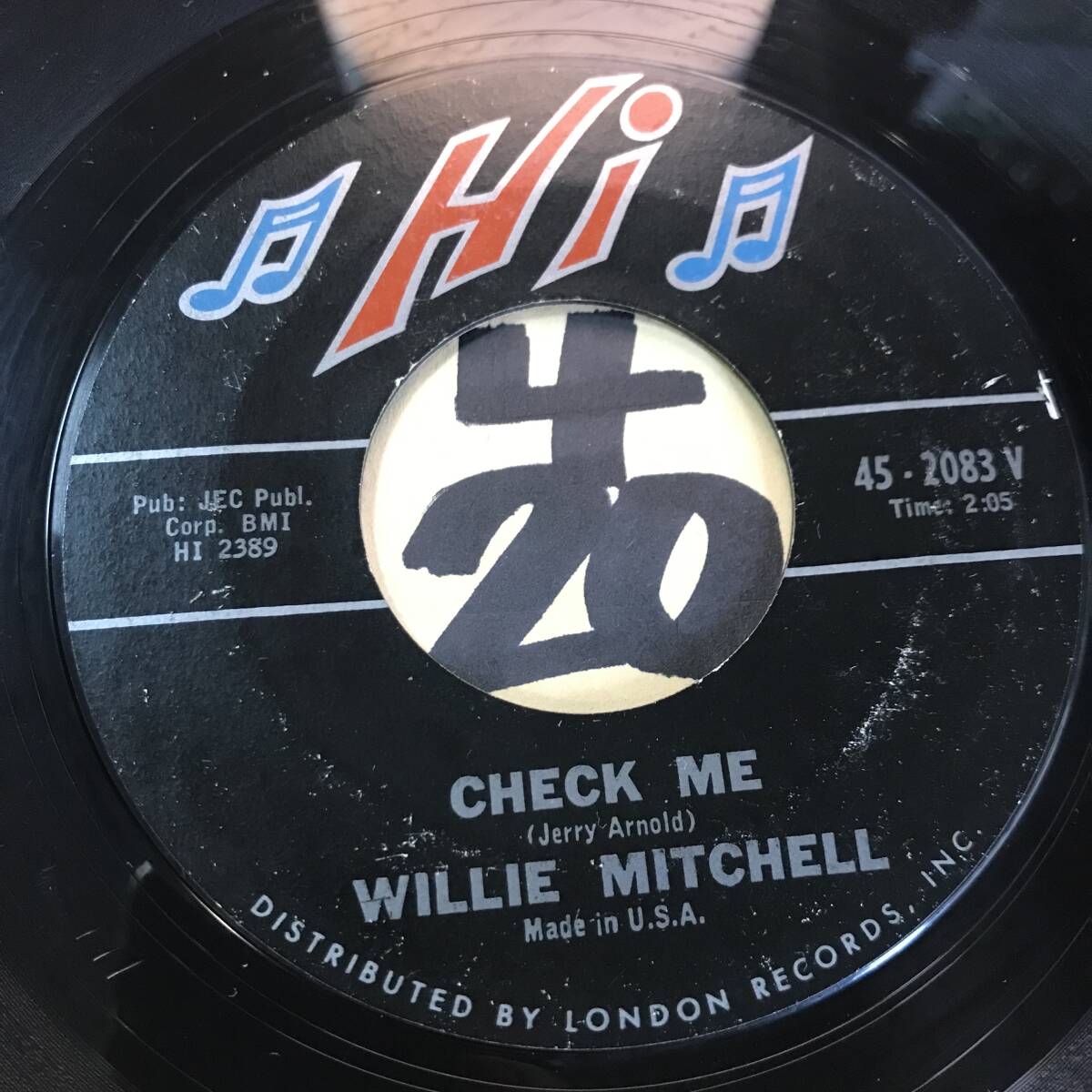  audition WILLIE MITCHELL CHECK ME EX+