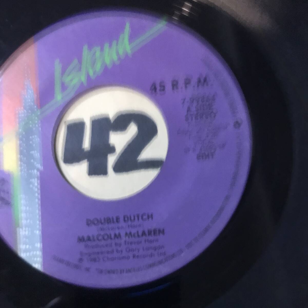 試聴 MALCOLM McLAREN RADIO SHOW 両面VG(+) の画像2