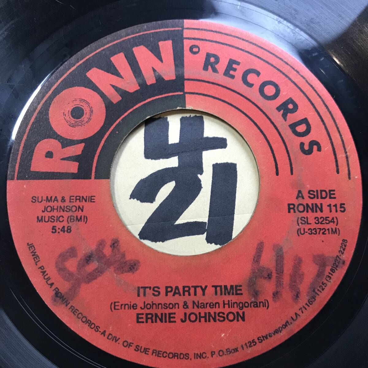 試聴 ブルースの時間-2 ERNIE JOHNSON IT’S PARTY TIME 両面VG(+) パーティー・スターターにの画像1