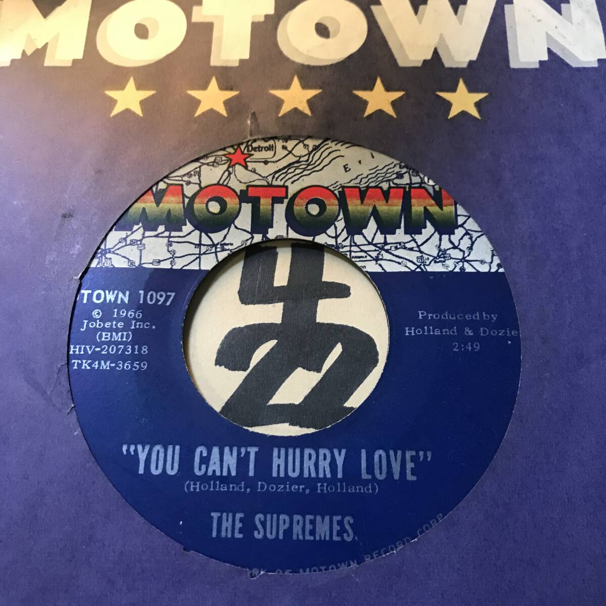 試聴 THE SUPREMES YOU CAN’T HURRY LOVE 恋はあせらず VG++ SOUNDS EX 音質良好/ PUT YOURSELF IN MY PLACE EX _画像1