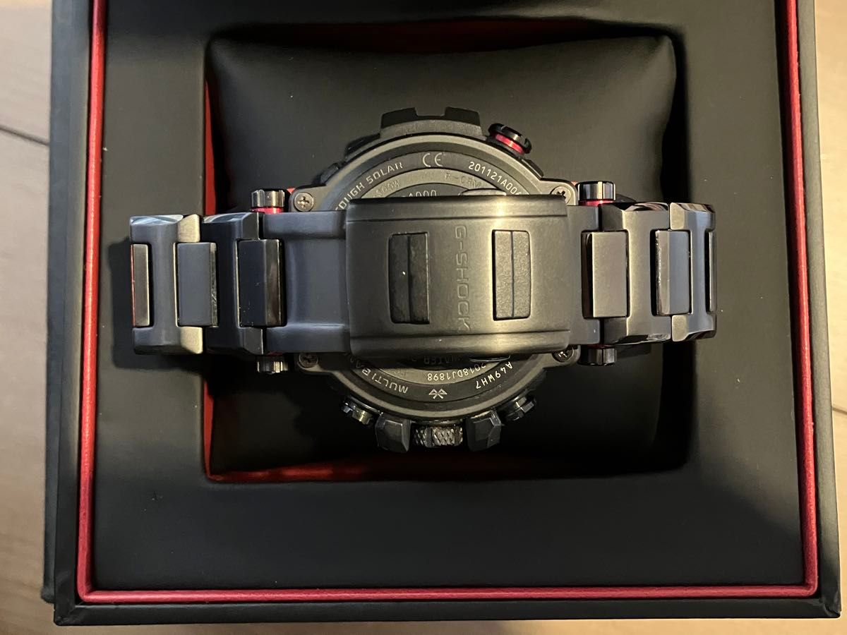 極美品★CASIO G-SHOCK MT-GBluetooth搭載電波ソーラーカーボンベゼルMTG-B1000XBD-1AJF