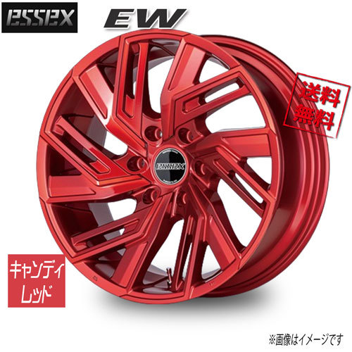 ESSEX ESSEX EW キャンディレッド 19インチ 6H139.7 8.5J+18 1本 106.2 業販4本購入で送料無料_画像1