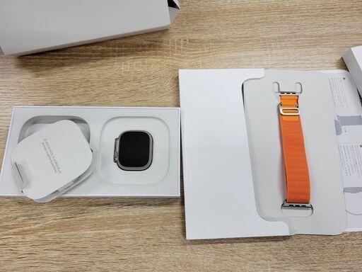 【アウトレット大特価】圧倒的美品！Apple Watch Ultra GPS+Cellularモデル 49mm MQFM3J/A [オレンジアルパインループ L]_画像4