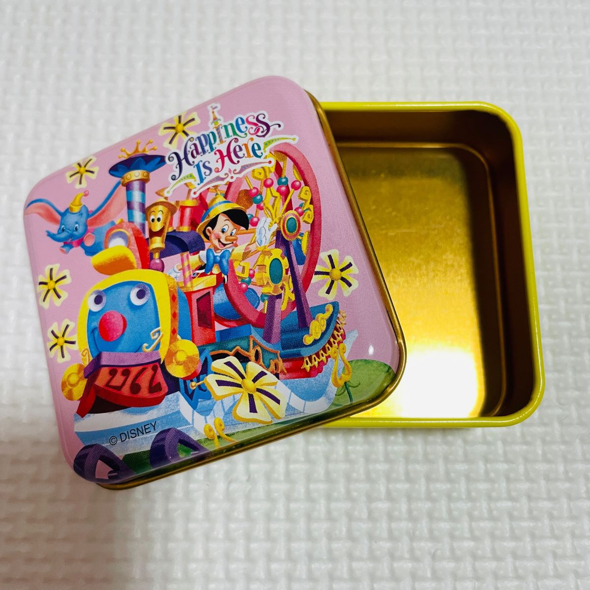 ディズニー 空き缶 缶 ピノキオ お菓子缶