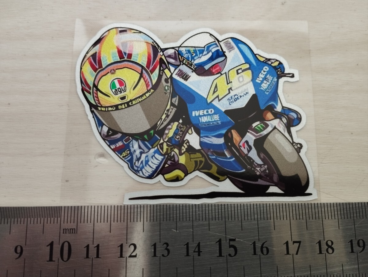 バレンティーノ・ロッシ　ステッカー　バイクステッカー　レーシングステッカー　motoGP モンスターエナジー　AGV VR46 ロッシ　C_画像1