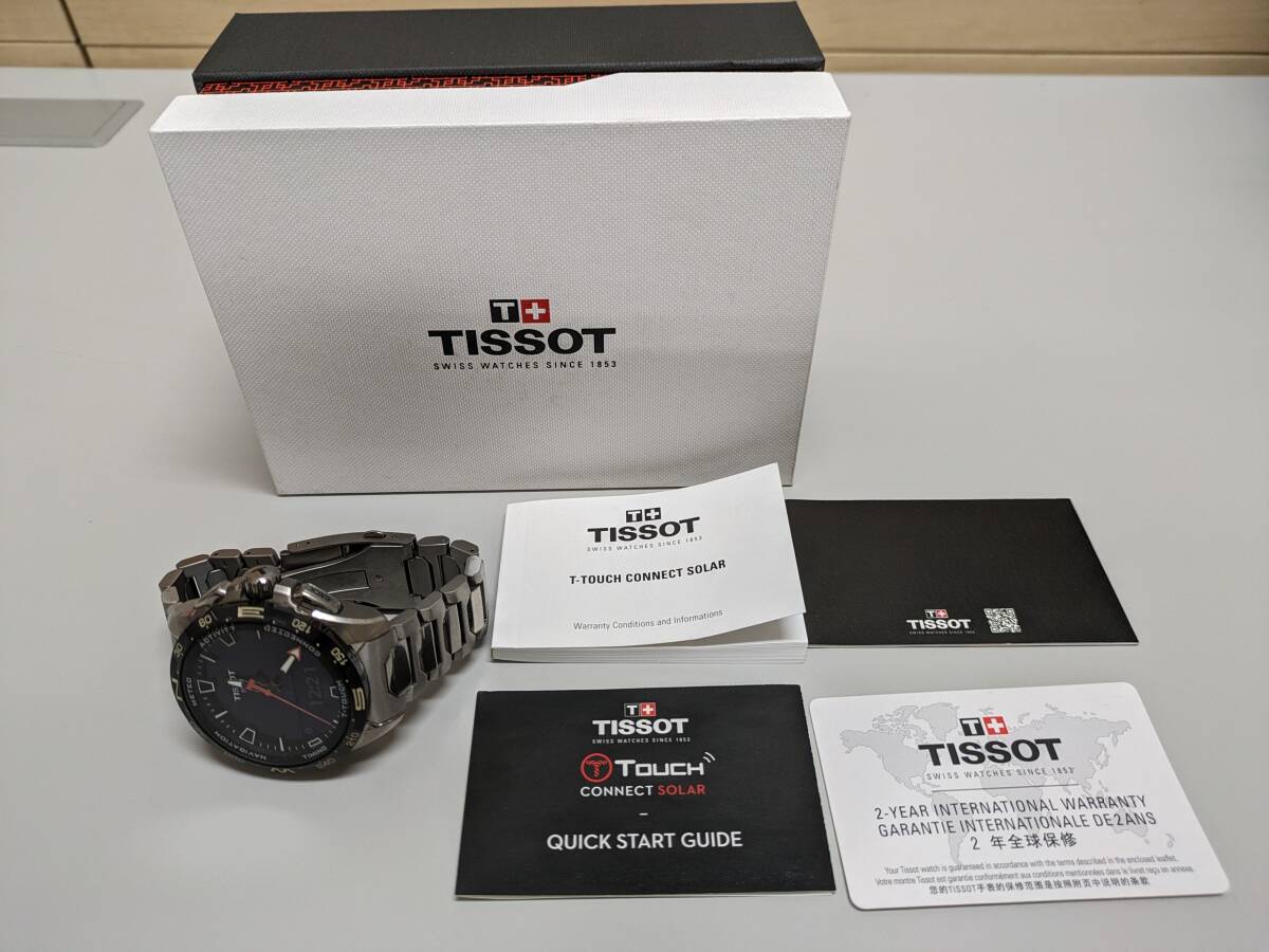 ★1円～★売り切り★TISSOT　ティソ T-タッチ コネクト ソーラー T121.420.44.051.00_画像1