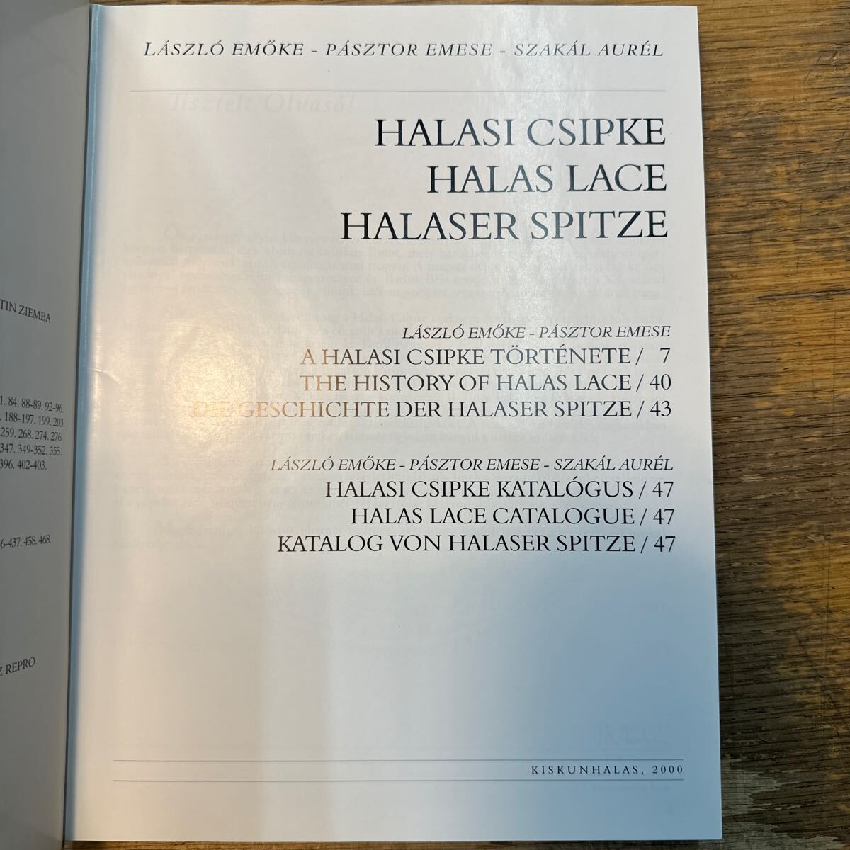 a0317-22.洋書 Halasi csipke halas lace halaser spitze ハンガリー Hungary フィッシュレース レース 装飾 テーブルクロス 資料 _画像3