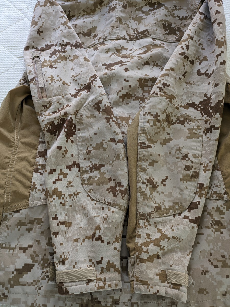 【希少 美品】 米軍 実物 USMC 2005 Combat Desert Jacket Medium 海兵隊 180S MARSOC マリーン レイダース デザート マーパット 迷彩_画像9