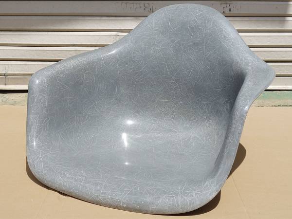 イームズ FRP アームシェルチェア 座面 グラスファイバー シェル チェア 椅子 イス Eames オリジナル ヴィンテージタイプ ライトグレー
