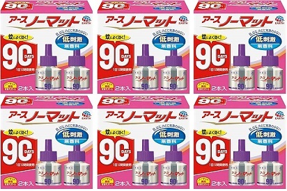 ★新品未開封☆アースノーマット 90日用 無香料 [4.5-12畳用 取替ボトル2本入] つめかえ 六箱セットの画像1