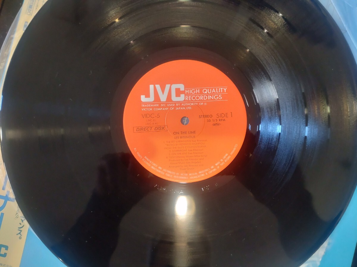 リーリトナー/オンザライン 高音質レコード ダイレクトカッティング限定盤 JAZZ FUSIONの画像9