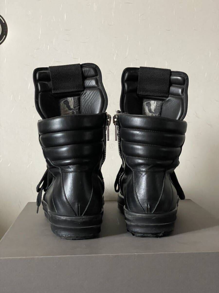 Rick Owens リックオウエンス GEOBASKET ジオバスケット ハイカット 41 ブーツ スニーカー BLACK ジオバスの画像4