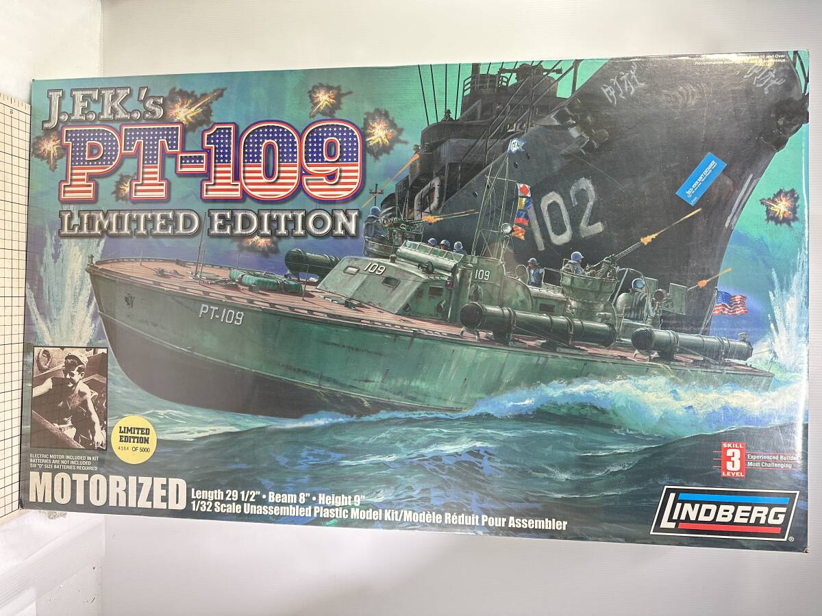 【新品未開封|限定5000個】リンドバーグ LINDBERG 1/32 J.F.K.'s PT-109 LIMITED EDITION プラモデル ※シュリンク未開封・貴重品_画像1