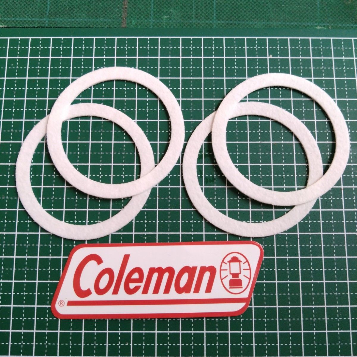 コールマン　Coleman　 セラミックペーパー ４枚 ツーバーナー パッキン ガスケット