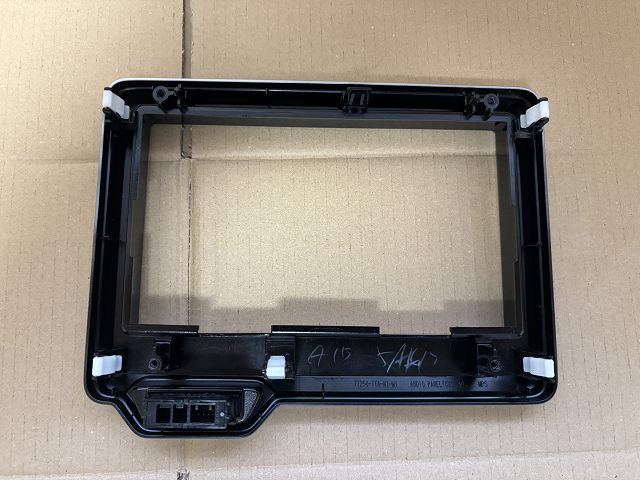 N-BOX JF3/JF4 7 -inch original audio panel piano black stay attaching . inspection : navi panel Honda en box Cyber navi 