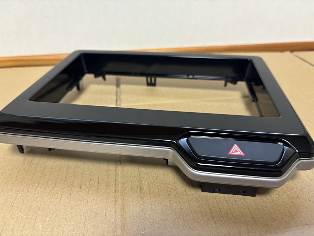 N-BOX JF3/JF4 7 -inch original audio panel piano black stay attaching . inspection : navi panel Honda en box Cyber navi 