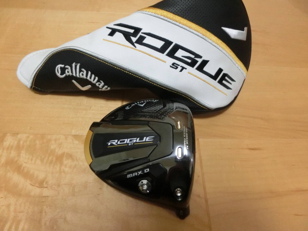 キャロウエイ ROGUE ST MAX D 10.5° 1W ヘッドのみ　ヘッドカバー付き 　Callaway ローグ マックス　ディー　ドライバー_画像1